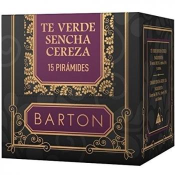 Barton Té Verde Sencha Cereza, Pirámides - 15 pirámides