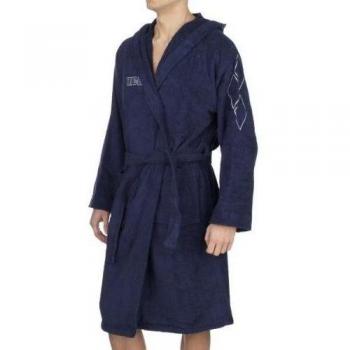 Arena Zodiac Unisex - Bata, tamaño L, color azul marino / gris plateado