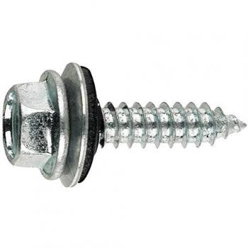 Index AUE186340 - Tornillo autorroscante cabeza hexagonal zincado con arandela P-18 6,3 x 40