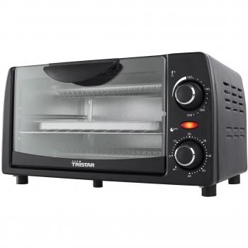 Tristar OV-1431 - Horno con grill para hornear y tostar, capacidad 9 l con bandeja para migas, 800 W, color negro