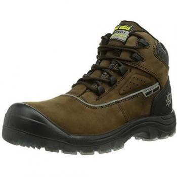 Safety Jogger Geos - zapatos de seguridad de cuero unisex, Brown 858, 37.5