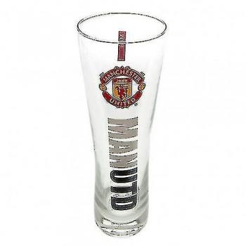 Copa de cerveza alta oficial Manchester United FC rojo/negro/plata One Size