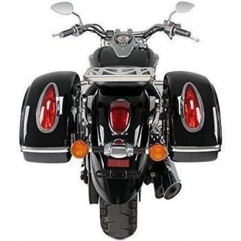Duro saddlebags + Fijación Suzuki Intruder VL 800 Volusia 01 - 04