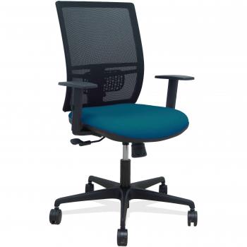 Silla de Oficina Yunquera P&C 0B68R65 Verde/Azul