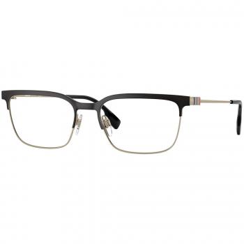 Burberry BE1375 Douglas 1109 Men's Eyeglasses Black Size 56 - Blue Light Block Available
