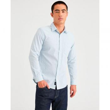 Dockers - Camisa de hombre de manga larga slim fit original