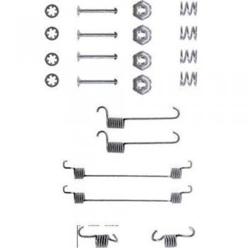 Kit de accesorios para zapatas de freno HELLA 8DZ 355 200-061, compatible con CITROËN y PEUGEOT, sistema de frenos Bendix