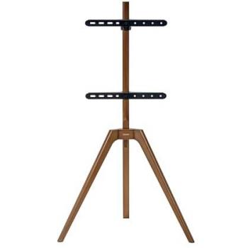 Soporte de TV Thomson S603 de Madera para Televisores de 45 a 65 Pulgadas, Carga Máxima 40 kg, Altura Ajustable, VESA 400x400 mm