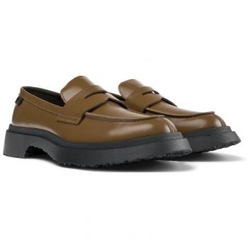 Mocasines de mujer Camper Walden marrones en piel lisa, talla 35