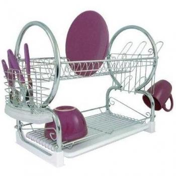 Premier Housewares - Escurridor de platos de 2 pisos