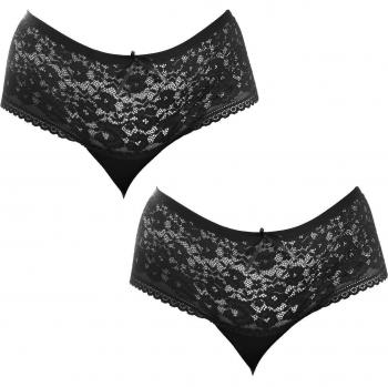 KISSES & LOVE Pack-2 Bragas Microfibra Q-EN203 mujer
