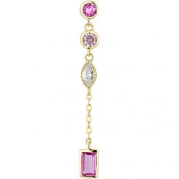 Ear Candy - Pendiente piercing Sabela de Plata de Ley 925 y baño de oro 18k