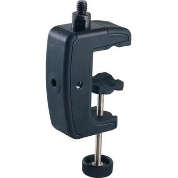 K&M 23720 Table Clamp, 5/8 Threaded Connector, Black