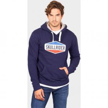 Sudadera de hombre Petrol en color azul marino con capucha
