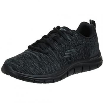 Zapatilla Hombre Skechers Track-Front Negra, tipo: Zapatilla deportiva, características: color negro, modelo Track-Front, diseño para hombre, talla 46
