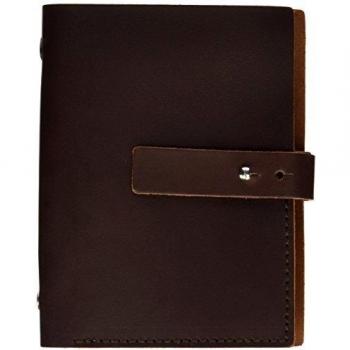 Makro Paper S5-HN - Agenda de piel pequeña, marrón oscuro