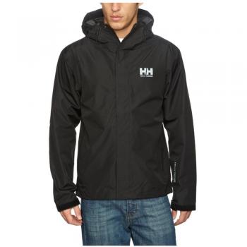 Helly Hansen Seven J Men's Outdoor Rain Jacket - Black - XXL