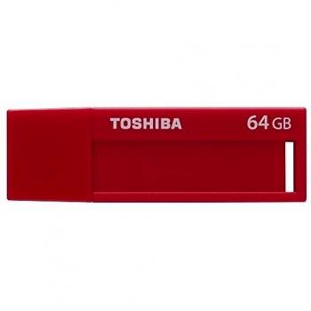 Toshiba TransMemory U302 - Memoria USB de 64 GB, color rojo