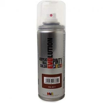 PINTYPLUS EVOLUTION Pintura Spray Acrílica Brillo 270cc Nut Brown Ral 8011, Único, Estándar