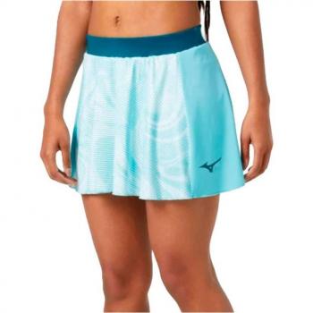 Falda Pantalón Mizuno Charge Printed Flying para Mujeres - Lila/Púrpura, modelo 62Gbb201-67, ideal para pádel y tenis