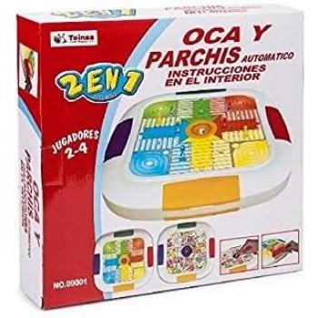 TOINSA- Juego Oca-Parchis 2-4 Jugador Mesa, Multicolor