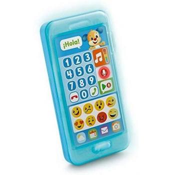 Fisher-Price Teléfono aprende con perrito, juguete bebé +1 año