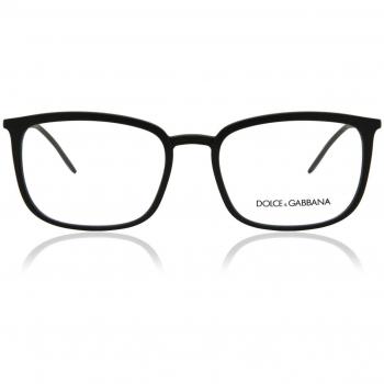 Dolce & Gabbana DG5059 2525 Armazones para Hombre Negros con lentes recetados de 54 mm