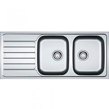 Fregadero empotrado 80cm automático acero inoxidable con sifón - skx621 Franke, Fregadero Franke Skx 621, Franke SKX 621 Lavabo sobre-encimera Rectangular Acero inoxidable