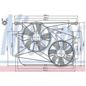 Ventilador de radiador Nissens 85610