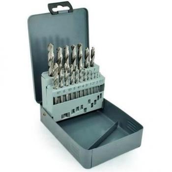Juego de 19 Brocas HSS de Alto Rendimiento Makita (1mm - 10mm) con Puntas TiN para Metal y Acero