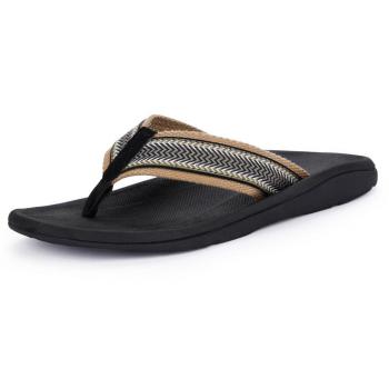 SESSOM&CO Sandalias ortopédicas para hombres con arco de apoyo chanclas para plantar fascitis