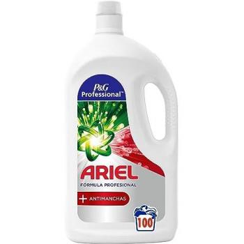 Ariel Professional Detergente Líquido Para Lavadora + Quitamanchas, 100 Lavados, 5l
