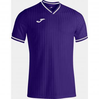 Joma Toletum III Purple Short Sleeve Soccer T-Shirt for Men