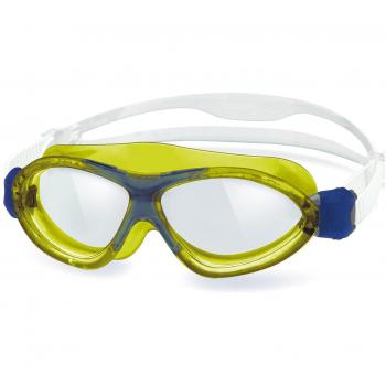 Head Monster Jr. - Gafas de buceo unisex, color transparente/lima