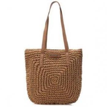 Bolso de Rafia Refresh 183187 en tono marrón para mujer