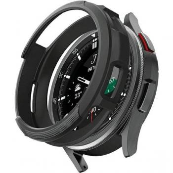 Spigen Liquid Air Carcasa de TPU para Samsung Galaxy Watch 6 Classic (43mm) - Negro