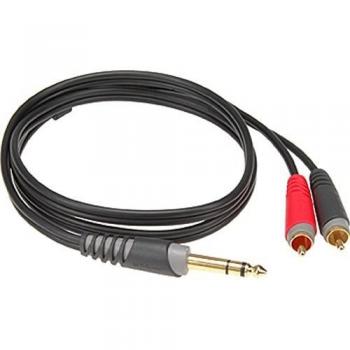 Cable de Audio Y Klotz AY3-0300 3m con Conector Jack 1/4 y Doble RCA Macho