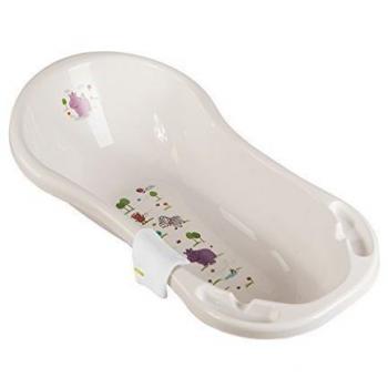 Bañera XXL 100CM Hippo Blanco + Manopla de Baño