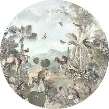 Papel Pintado Autoadhesivo Redondo Utopia de Komar, 125x125 cm