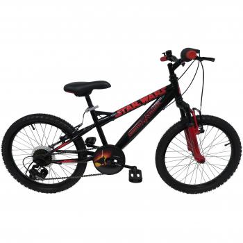 Star Wars Darth Vader bicicleta niño, color negro, tamaño 16 pulgadas
