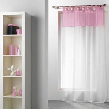 Visillo (140 x altura 240 cm) Rosa peladilla