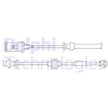 Juego de contacto de aviso DELPHI LZ0176 para desgaste de frenos