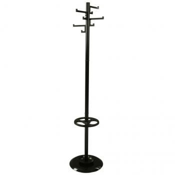 Perchero de pie V-Part con 8 ganchos Porcelain negro 178 cm