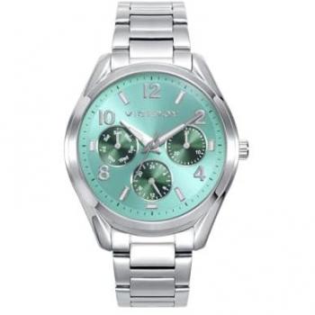 Reloj Viceroy Chic Multifunción Mujer Acero Impermeable Verde