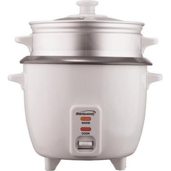 Brentwood TS-480S Rice Cooker with Food Steamer