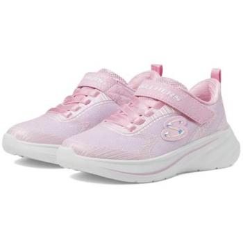 Zapatillas Velcro Niña Skechers Wave 92 Rosa Talla 32