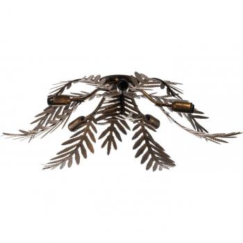 Plafón Felce de Metal Bronce