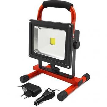 Proyector LED recargable I-Watts 20W 1400 lúmenes ángulo de iluminación 120°