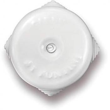 Caja de Empalmes Garby Diámetro 72mm Porcelana Blanca Interior 78x78x46mm
