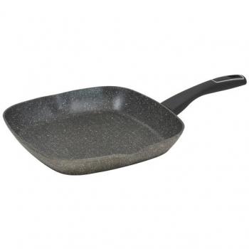 Sartén Asador 28x28x4.5cm Aluminio Forjado Colección Mercury Antiadherente de Mármol